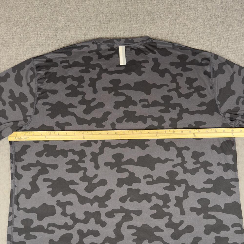 Rhoback Shirt Mens XXXL Gray Camo Short Sleeve Performance Tee Golf Training - Picture 8 of 11